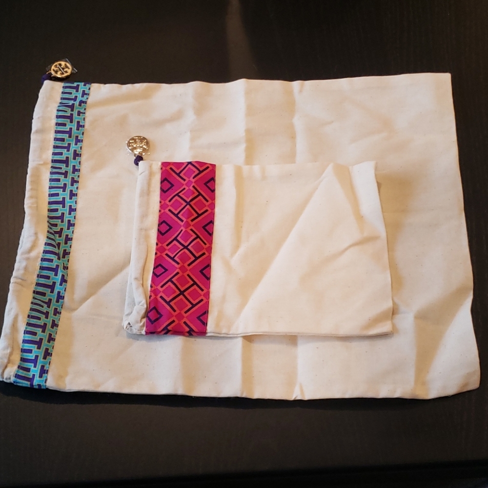 Tory Burch set of 2 dust bags small & medium
